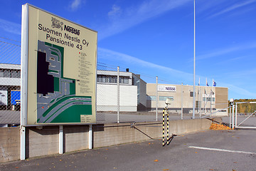 Image showing Suomen Nestle Factory in Turku, Finland