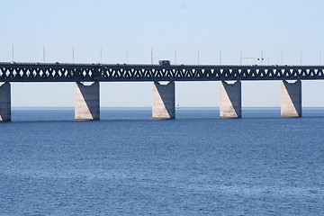 Image showing Bridge between Malmö and Copenhagen