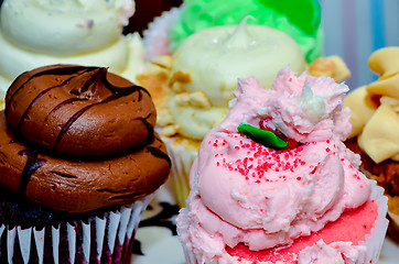 Image showing cupcake variety