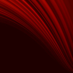 Image showing Red smooth twist light lines. EPS 10