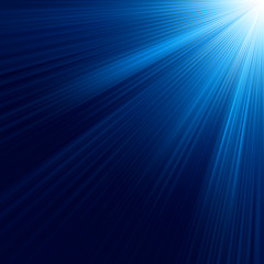 Image showing Blue luminous rays. EPS 10