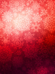 Image showing Christmas background with snowflakes. EPS 10