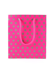 Image showing Pink gift bag