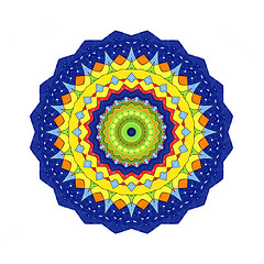 Image showing Abstract radial pattern