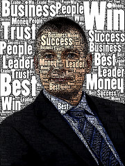 Image showing Business Man text cloud