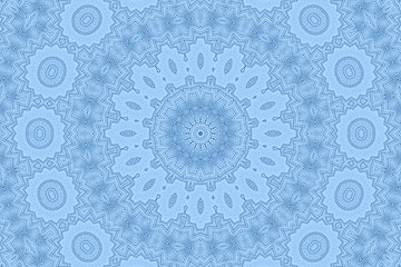 Image showing Blue background with abstract foam pattern