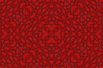 Image showing Abstract red pattern