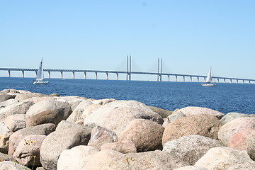 Image showing Bridge between Malmö and Copenhagen