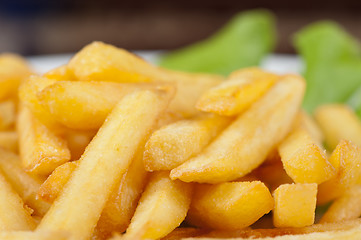 Image showing Golden potatoes fries