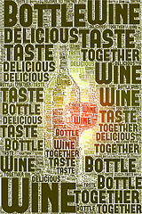 Image showing Wine text cloud