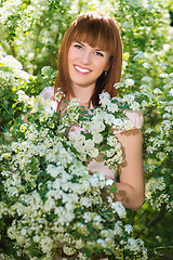 Image showing Pretty red-haired woman