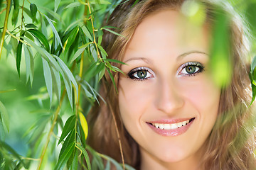 Image showing Blond young woman