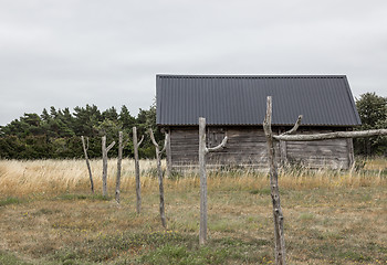 Image showing Old house in a fishing village