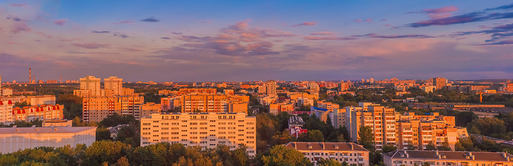 Image showing City Quarter With Green Parks