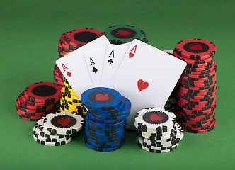 Image showing poker chips