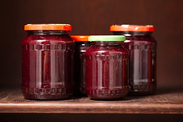 Image showing Jars of Jam