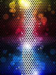 Image showing Colorful Rainbow Neon Party Background