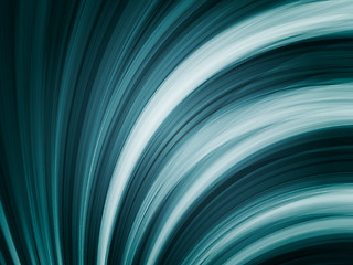 Image showing Blue Waves Background on Black