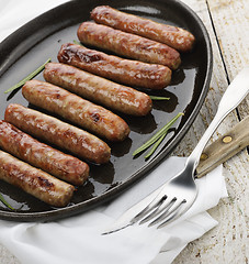 Image showing Fried Breakfast Sausage Links