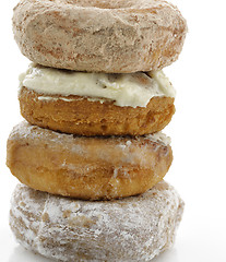 Image showing Powdered Sugar Crusty Donuts