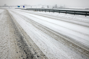 Image showing Snowy Highway