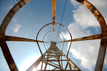 Image showing Steel ladder