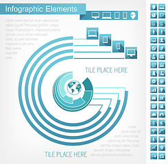 Image showing IT Industry Infographic Elements