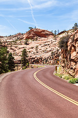 Image showing Road in Zion