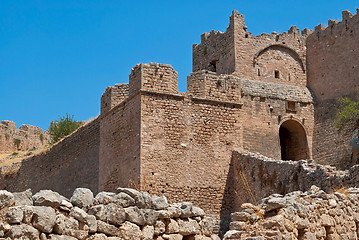 Image showing Walls of Ancient Corinth.