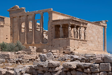 Image showing The ruins of the temple of Aphrodite.