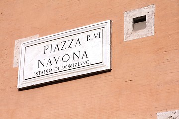 Image showing Piazza Navona