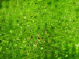 Image showing green indistinct background with abstract stripes