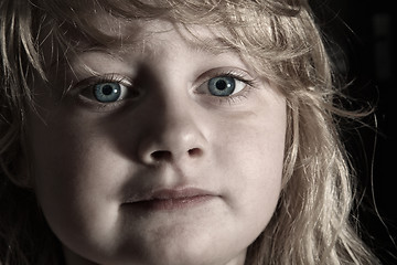 Image showing Blue eyed girl