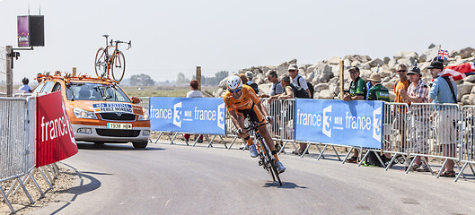 Image showing The Cyclist Ruben Perez Moreno