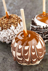 Image showing Delicious taffy apples