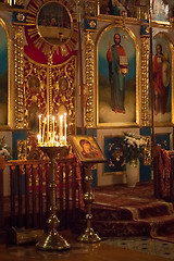 Image showing Interior Of Belarusian Orthodox Church. 