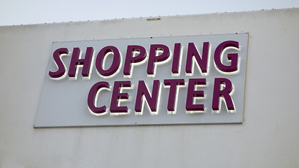 Image showing Sopping Center Signs