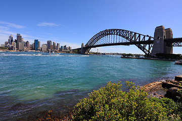 Image showing Sydney Harbour Bridge and City