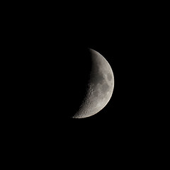 Image showing Crescent moon