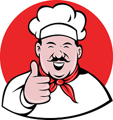 Image showing chef cook baker thumbs up