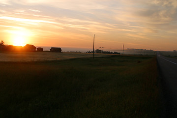 Image showing rural sunrise