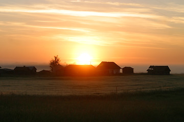 Image showing rural sunrise