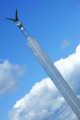 Image showing memorial for astronauts and fliers in Samara Russia