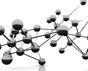 Image showing Abstract Molecular Structure