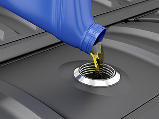 Image showing Motor oil