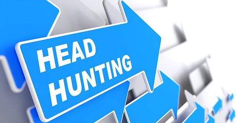 Image showing Headhunting. Business Background.