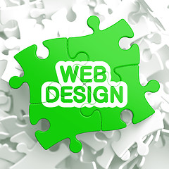 Image showing Web Design. Puzzle Concept.