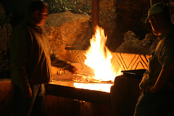 Image showing Flamed Steaks