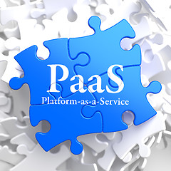 Image showing PAAS. Puzzle Information Technology Concept.