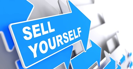 Image showing Sell Yourself. Business Background.